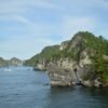 Limestone islands in Ha Long Bay, northern Vietnam