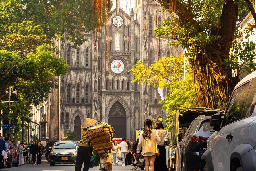 St Joseph's Cathedral in Hanoi