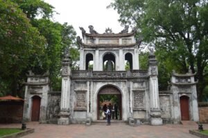Van Mieu Gate at the Temple of Literature, Hanoi