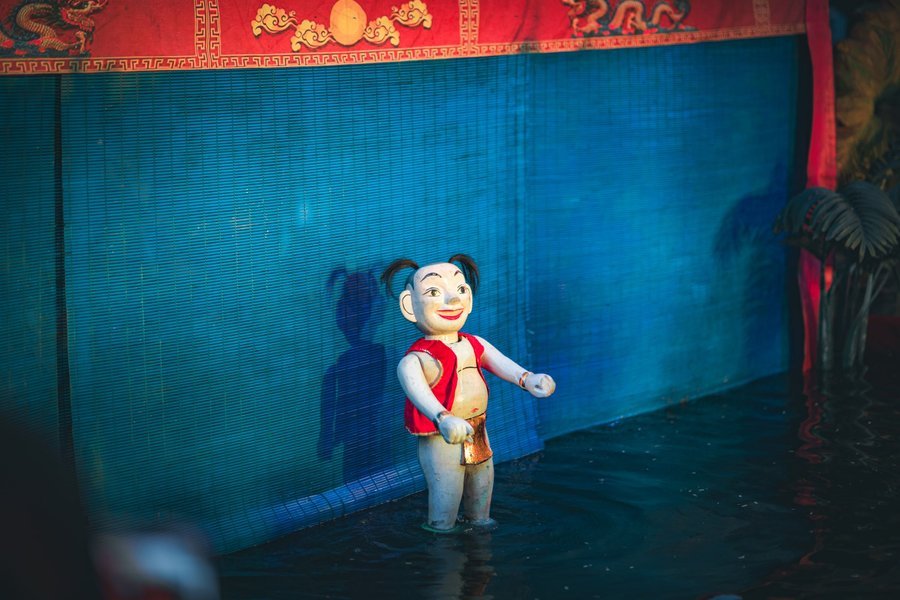 Water puppet show in Hanoi