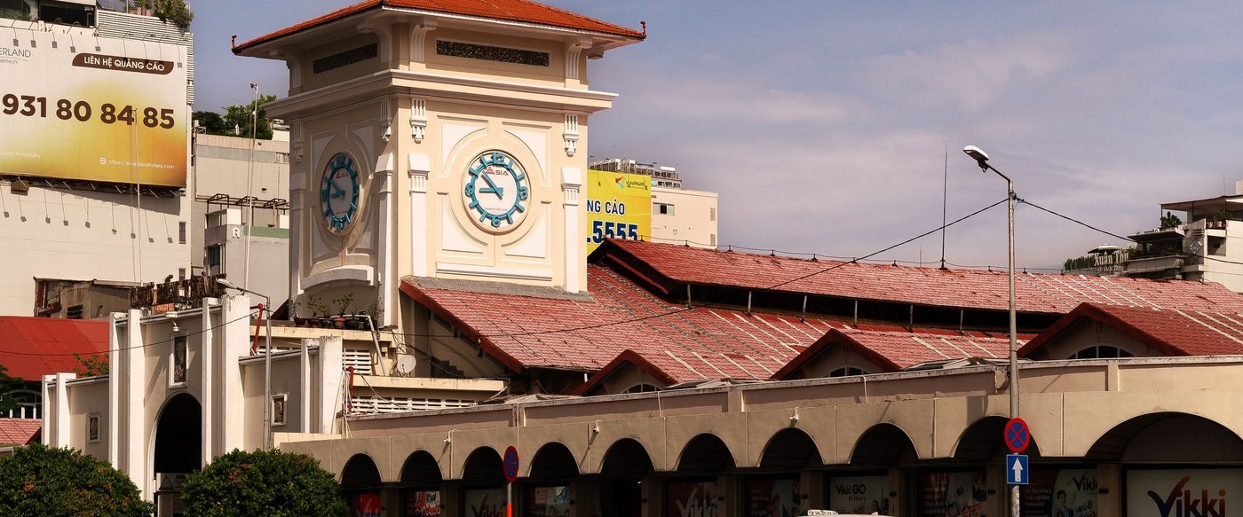 Clock tower of Ben Thanh Market, Ho Chi Minh City