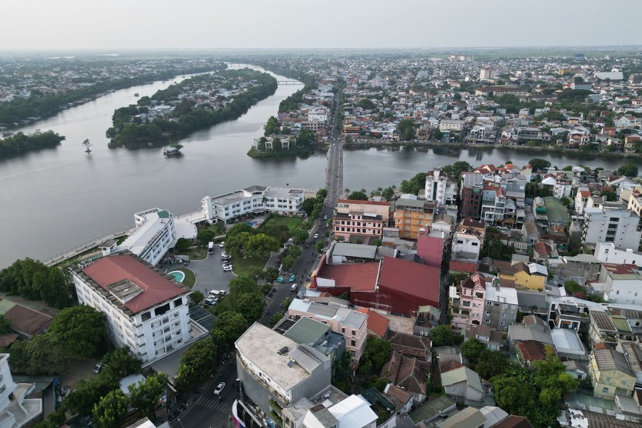 The Perfume River from above, Hue