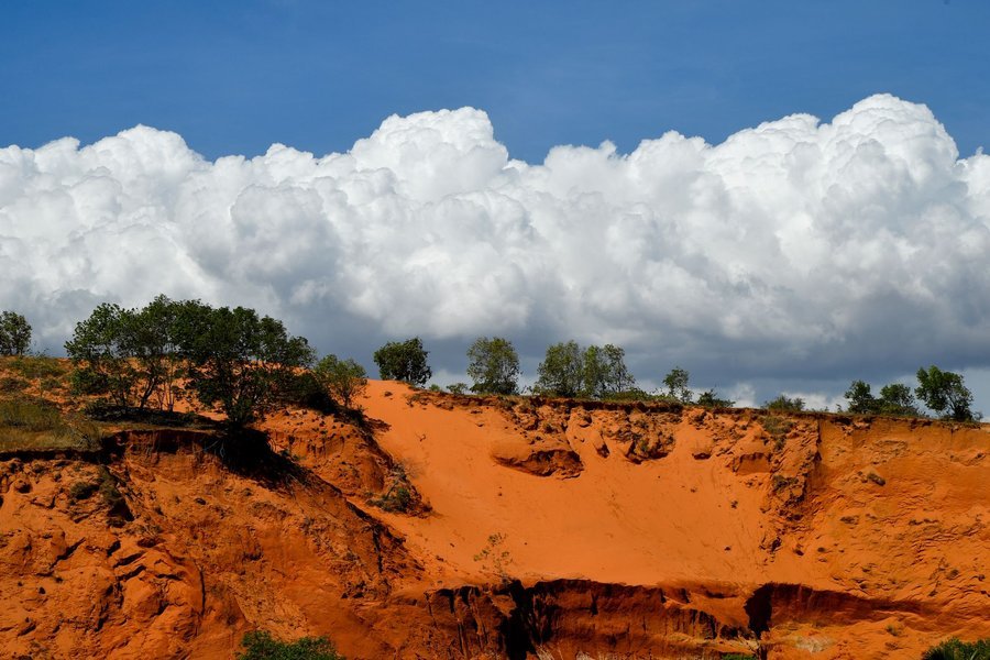 The Red Sand Dunes in Mui Ne