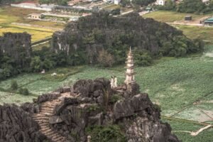 Mua Cave viewpoint from above, Ninh Binh