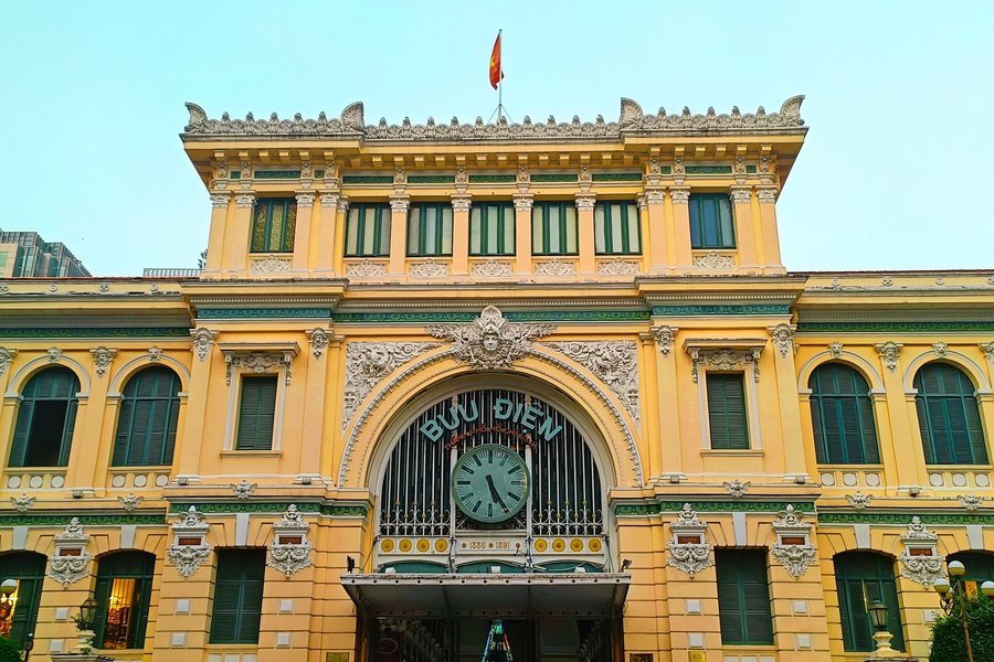 Facade of the Saigon Central Post Office