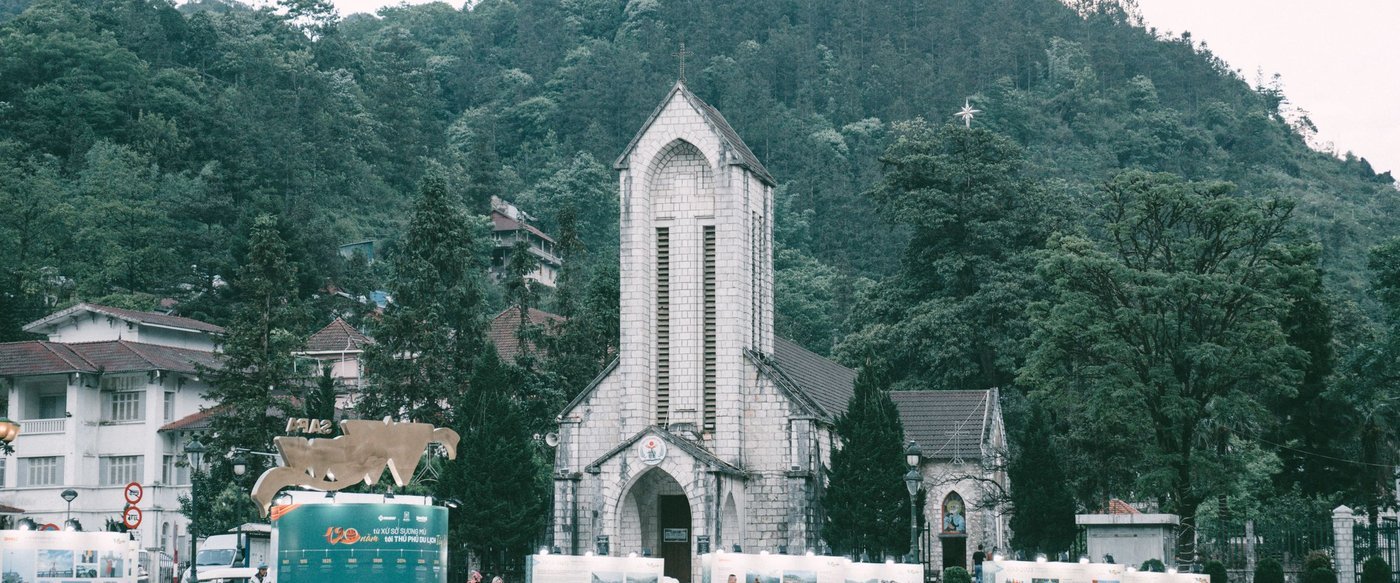 Sapa Stone Church in the town centre